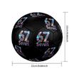 Six and Seventeen Indoor Soccer Ball Colorful Machine Stitched PVC Size 5 Team Training Competition Ready Durable High-Bounce Cool Sports Gift