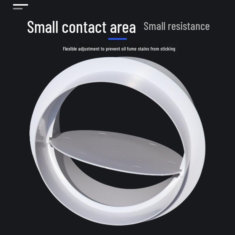 Bathroom Heater Exhaust Fan PVC One-Way Odor Backflow Valve