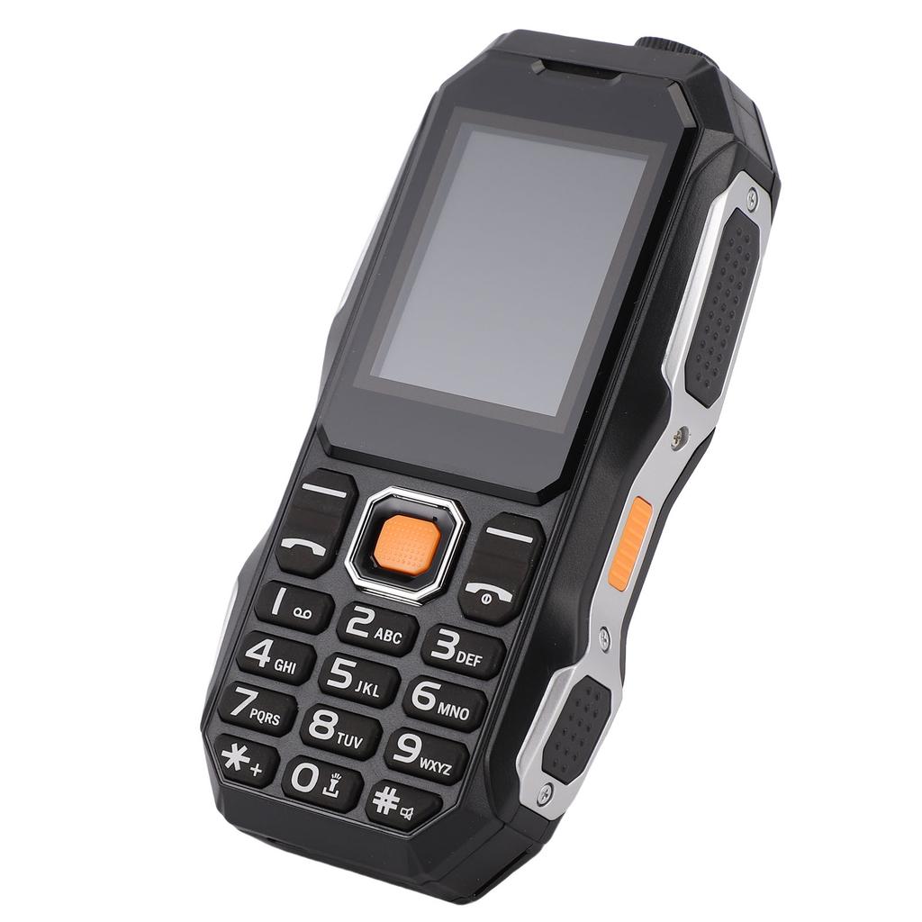 2G Unlocked Cell Phone Multifunctional Dual SIM Big Key Basic Mobile Phone with HD Screen FM LED Flashlight