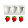 1pc Triple Strawberry Silicone Mold