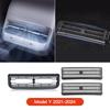 YZ For Tesla Model 3 Y Highland Juniper 2025 Under Seat Rear Air Vent Protect Cover Anti-block Backseat Outlet Grille Protection