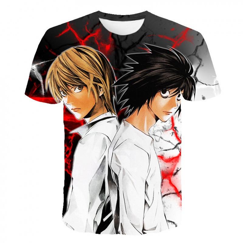 Fashion Attack on Titan 3D Printed T-Shirt, Anime Graphic Tee, Lightweight Polyester Breathable Casual Streetwear Clothes