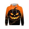 Men's Halloween Print Pullover Hoodie Long Sleeve Sweatshirt