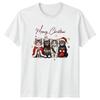 Meowy Christmas Christmas Cats Holidays Unisexs Unisexs Graphic Tee Festive Apparel