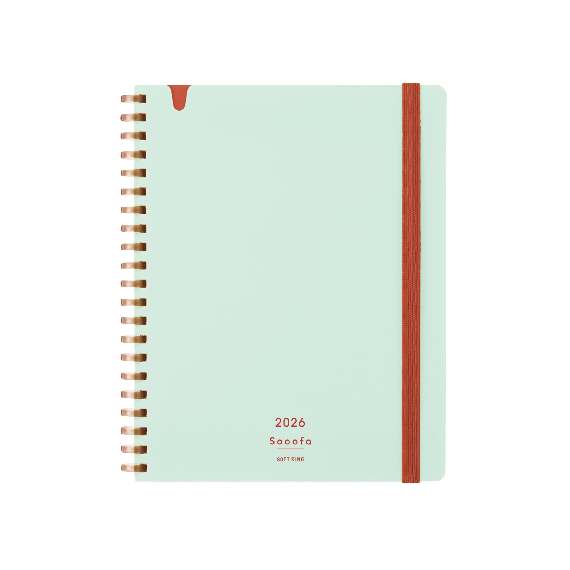 

Kokuyo 2026 Sooofa Soft Monthly B6 Light Starts December 2025 Diary, Ring, Block, Variant, Green, Ni-SSMNLG-B6-26,