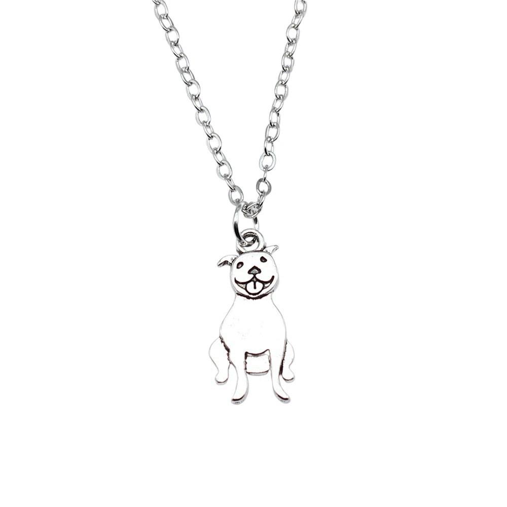 Cat Charm Necklace Cute Animal Pendant For Lovers Minimalist Pet Jewelry Gift 43cm Chain