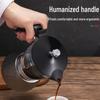 Cross Mocha Pot Espresso Maker: Portable Italian-Style Coffee Utensils Set for Home Use