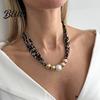 Autumn Winter Fashion Accessory Leopard Print Scarf Choker Fabric Necklace