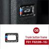 Carbon Fiber Center Console Sticker for BMW 7 Series F01 F02 Interior Modification 730 740 750li