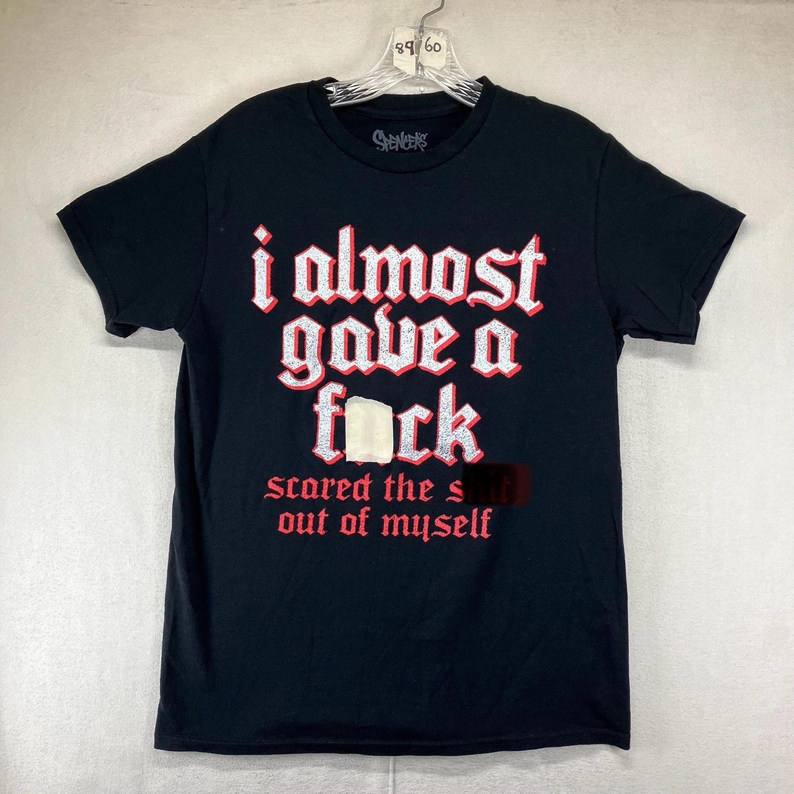 Spencer s T Shirt Adult Small Black Sarcastic Adult Humor Graphic Language #%*! 3XL