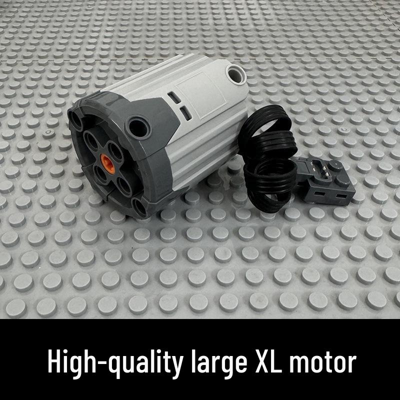 Accessori Elettrici PF Compatibili LEGO Motore M e Ricevitore per Blocchi da Costruzione Radiocomandati