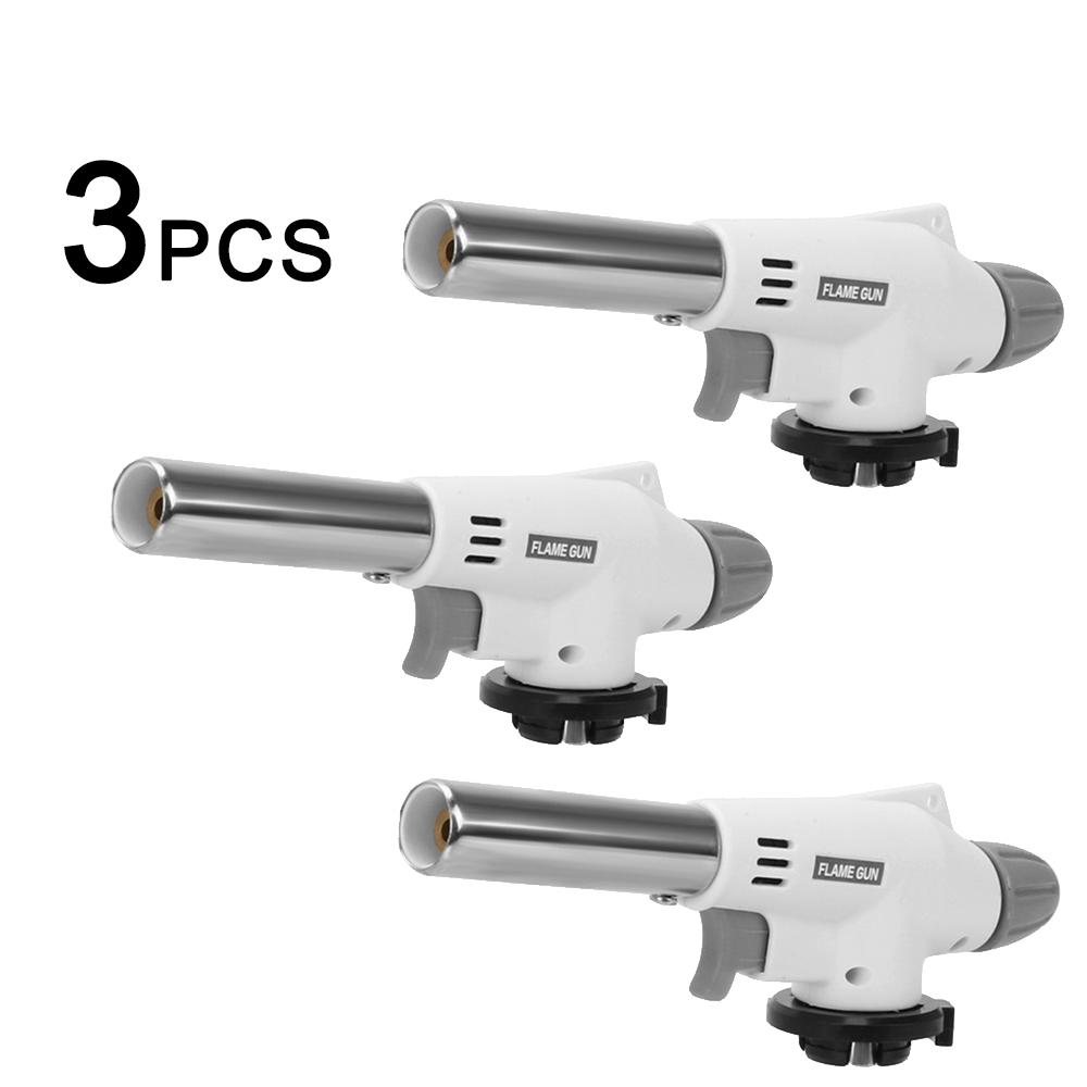 Multifunction Welding Gas Burner Flame Torch for BBQ Camping Cooking Lighter Heating - Portable Outdoor Welding Flame Gun