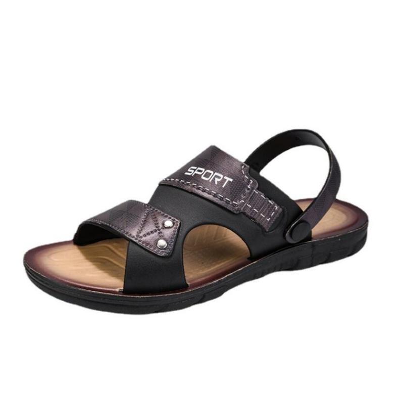 

Shiatsu Slippers for Men Cheap Shoes Man Summer Slippers Replicas Luxury Brands Shoes Men Sandals 2026 Trending Flat Sandal Mens 44 чорний