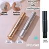 3Pcs Refillable Perfume Spray Bottles 10ml Refillable Roll on Bottle  Liquid Container