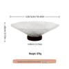 Elegant High-Footed Glass Fruit Bowl for Living Room - Stylish Candy Dish & Snack Display Plate