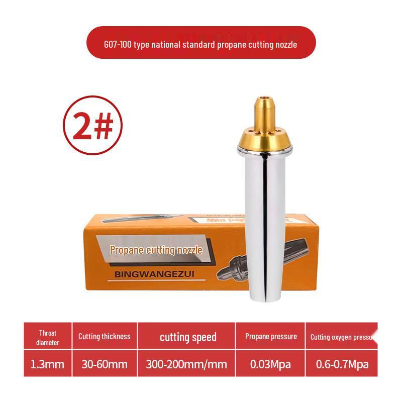 Stainless Steel Propane Cutting Torch Tip for Gas and Oxygen