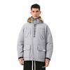 New Balance Down Jackets Men's Gray Hooded Moderate Other AMJ04356-GR