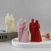 Silicone Mold Romantics Couple Aromatherapy Candle Molds Epoxy Resin Mould for Y Crafts Home Decorations