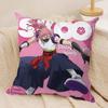 Sk Miya Chinen Langa Hasegawa Cushion Cover Silky Short Plush Invisible Zipper Dustproof Sofa Pillow Case For Home Decor