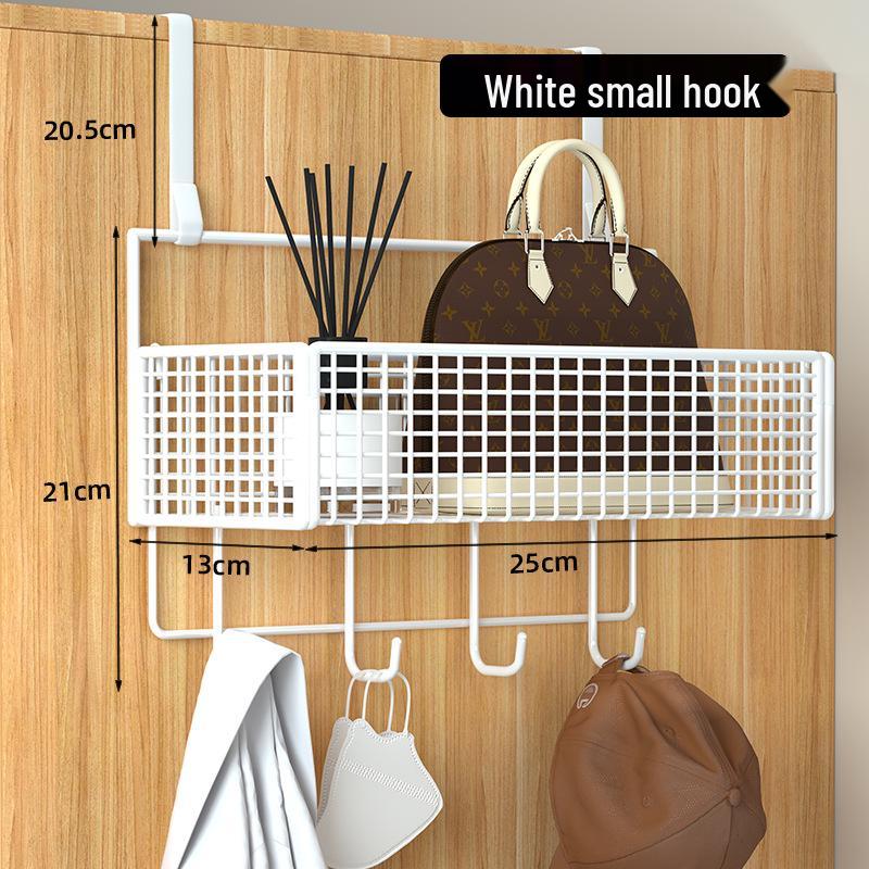 Wall-Mounted Entryway Storage Rack for Bedroom Doors