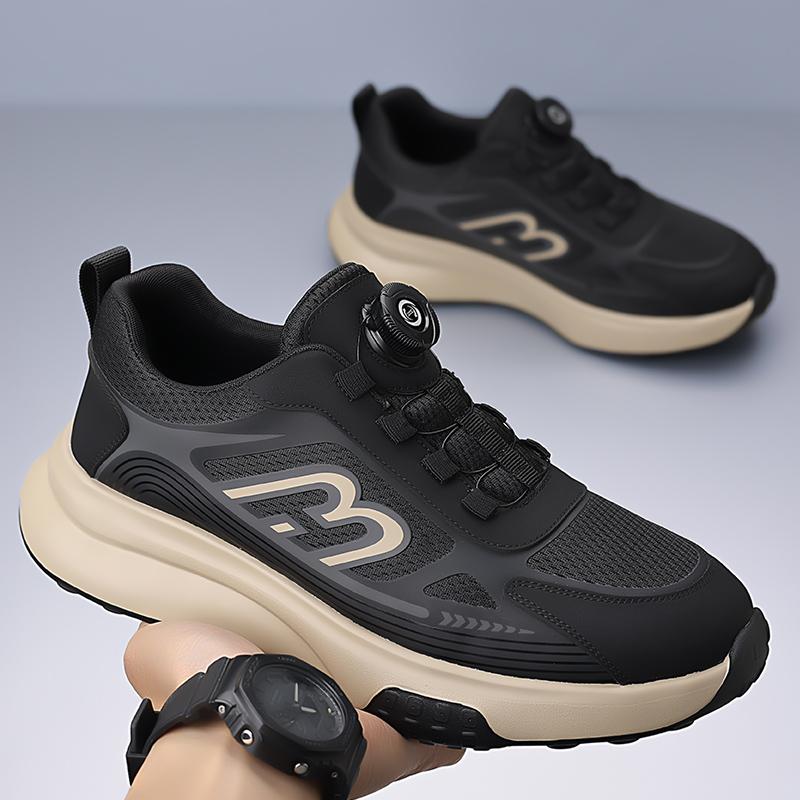 

Autumn New Men s Breathable Mesh Shoes Casual Sports Wear Resistant Running for Men Lightweight and Versatile Running Shoes 44 чёрный