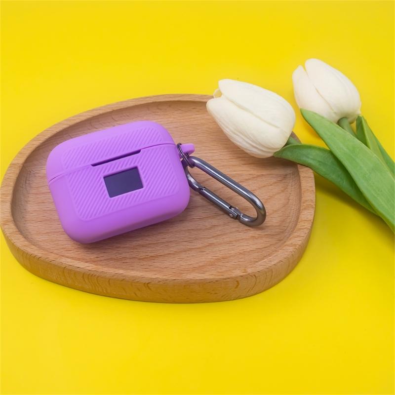 Compatible for TOZO T20 Shockproof Headphone Sleeve Impact-resistant Housing Anti-dust Washable Silicone Cover Soft Case