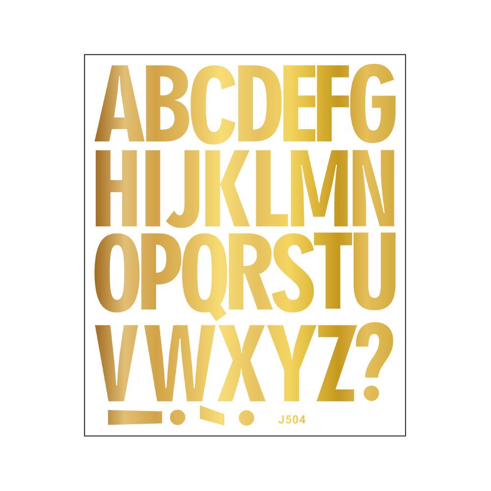 A Hand-painted Notebook with 26 English Letters Can Be Freely Pasted As Home Beautification and Decoration Wall Stickers