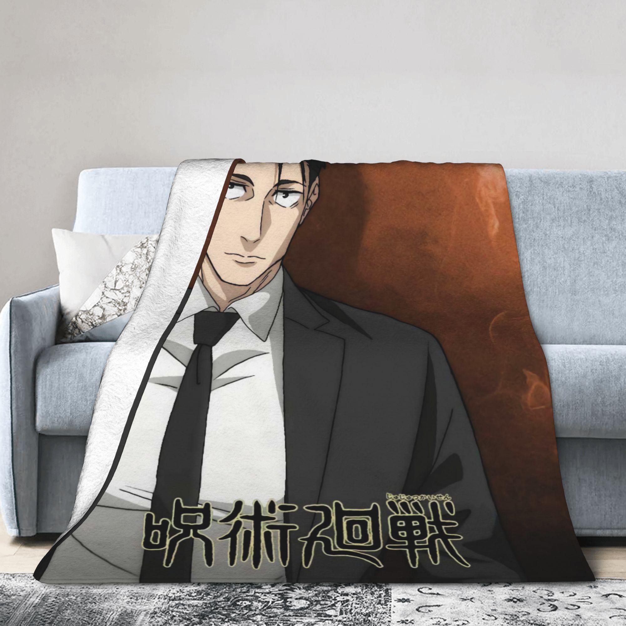 

Hiromi Higuruma Jujutsu Kaisen Warm Blanket Child Plush Bedding Throws Street Trend Bedroom Flannel Bedspread Sofa Bed Cover 80x120cm