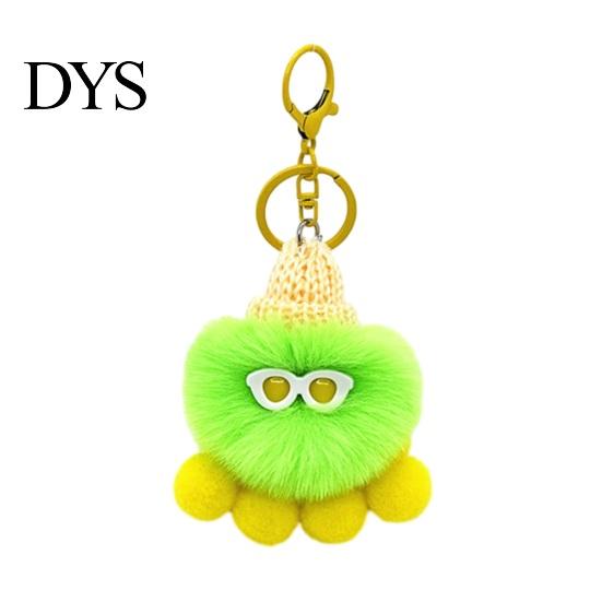 ZeeDier Sleutelhanger Pluche Octopus Sleutelhanger, Pluizig Gevuld Tas Hanger, Hangende Zachte Gebreide Muts met Sleutelhanger voor Rugzakken en Handtassen Sleutelhanger