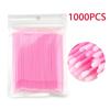 100/200/500/1000PCS Cotton Swab  Extension Disposable Eyelash Glue Cleansing Brushes Applicator Sticks Makeup Tools
