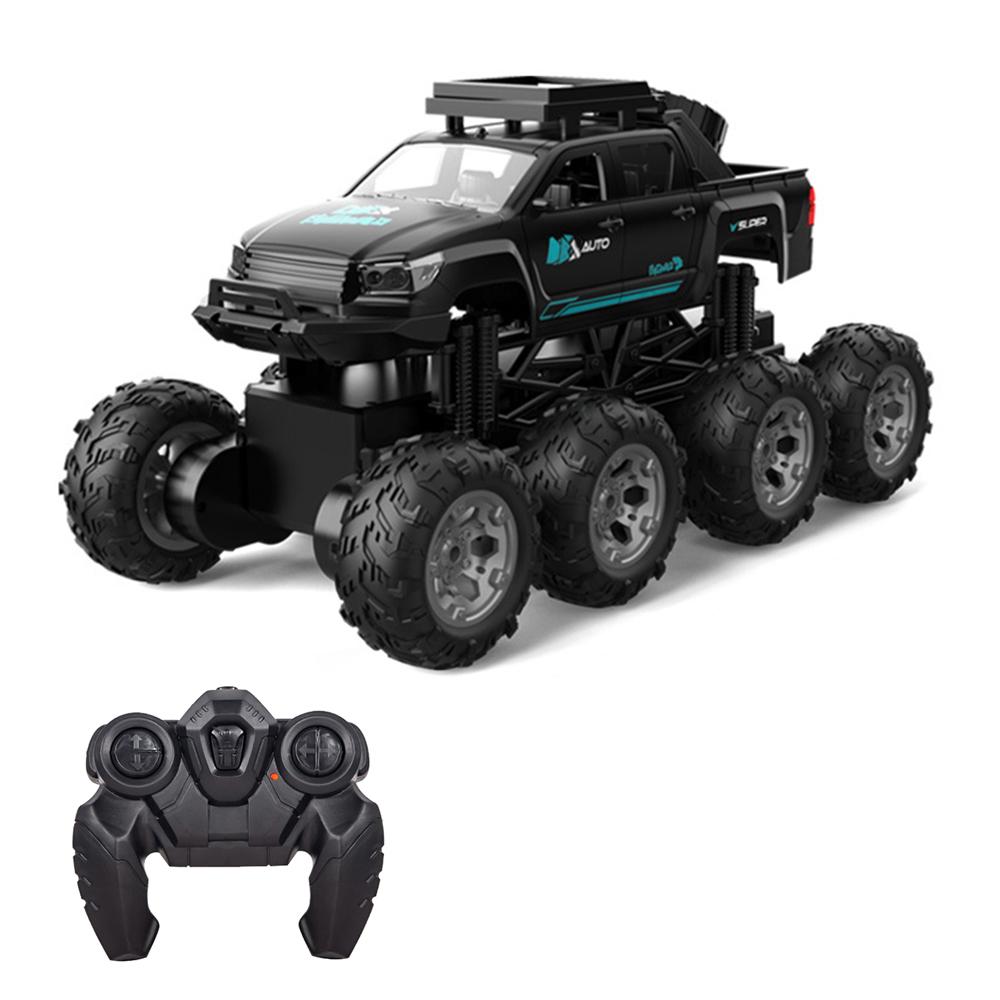 Zdalnie sterowana ciężarówka Duży samochód terenowy 8-kołowy 2,4 GHz Samochód wspinaczkowy Obrót o 360 stopni Drzwi kaskaderskie