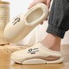 Winter Men Women Warm Slippers Cotton Slippers Outdoor Indoor Warm Shoes Waterproof Mens Couple Home Bedroom Plush Warm Slippers