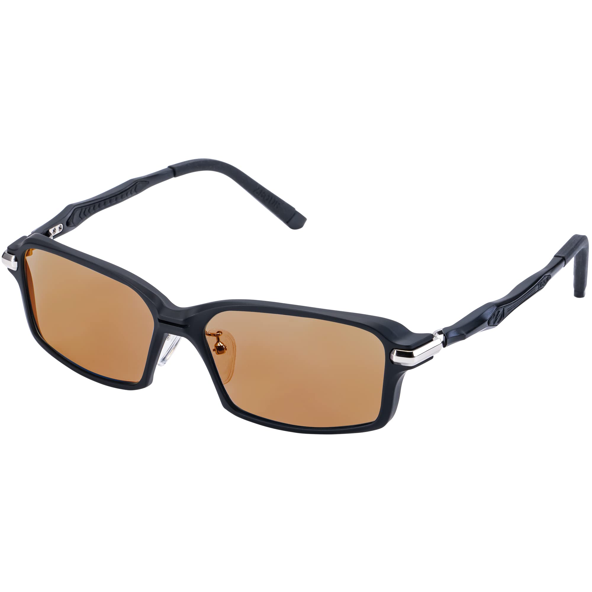 

Zeque Polarized Sunglasses Spike Matte Black Black LUSTER ORANGE F-2061 &