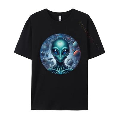Alien In Space Tshirts Vintage Shirts For Men Cotton Tops T Shirt Retro SciFi Horror Unisex Classic Tshirt