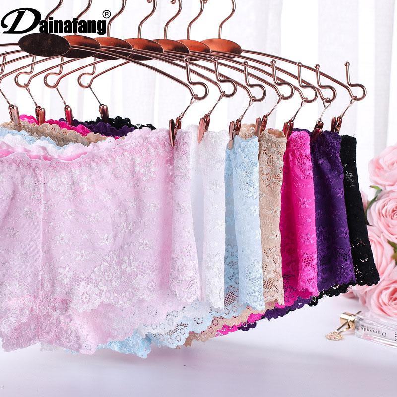 

DAINAFANG женское нижнее белье искушение с низкой талией водорастворимые кружевные жаккардовые трусы-боксеры прозрачные ягодицы хлопковая подошва