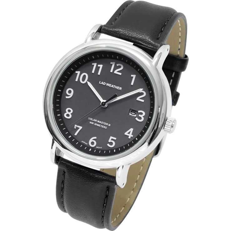 Solar Watch Japanese Popular Watch x Black [Radweather] Men s & Women s - Movement, Waterproof, Men s (Black Strap)