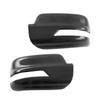 For Dodge Ram 1500 TRX  2024 2025 ABS Carbon Fiber Black Side Rearview Wing Mirror Cover Cap Trim Sticker