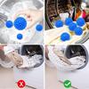 6Pcs 6.5cm Laundry Dryer Balls Lint Catcher for Washing Machine Tangle-Free Washer Balls