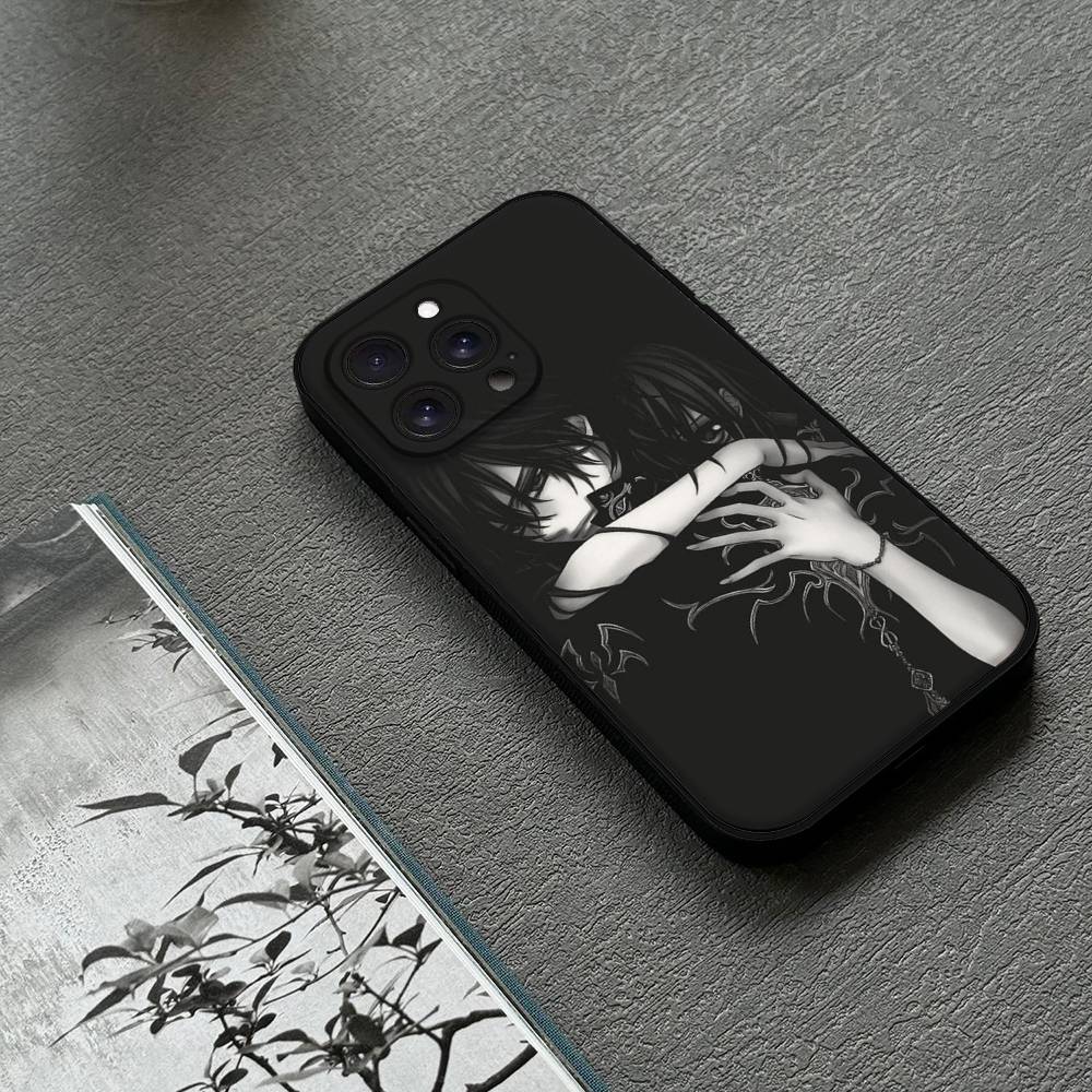 Чехол для телефона V-Vampire Knight Для IPhone 1716 15 14 13 Pro Max 11 12 Mini X Xs XR Черный Силиконовый Чехол iPhone12PROMAX