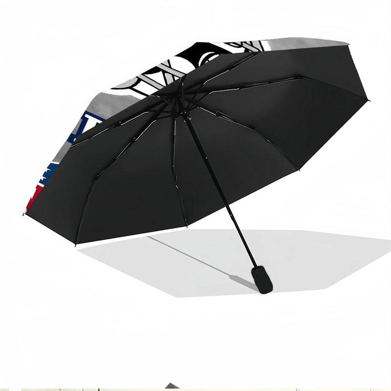 Dallas Cowboys Print Automatic Open Close Umbrella, Portable Foldable Umbrella, for Outdoor Commute Camping Trip, Ideal Birthday Gift
