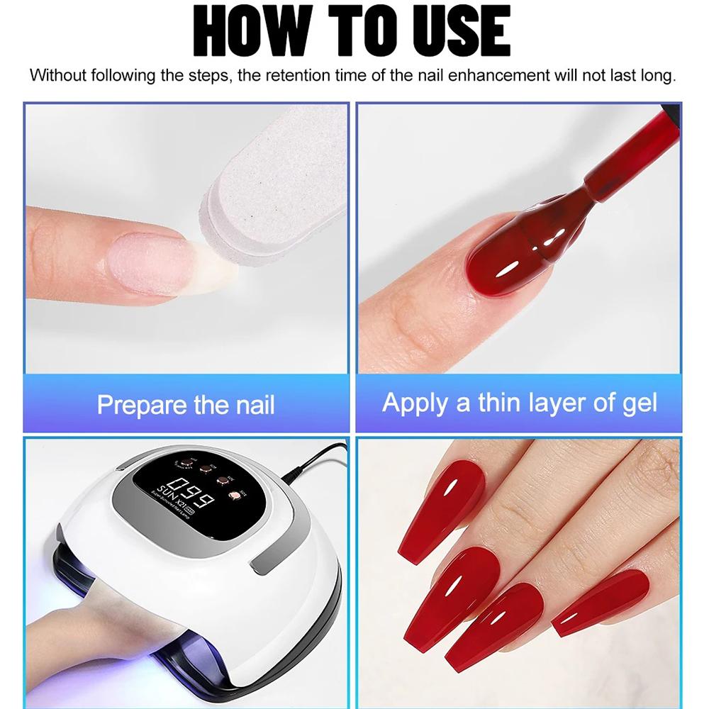 320 W 72 LEDs Leistungsstarker Nageltrockner für Gel-Nagellack Professionelles Nageltrocknerlicht mit Timer Auto-Sensor Nail Art Tool