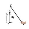 TEXIAN 1.5m Carbon Fiber Selfie Stick with Phone Clip