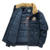 Men's New Winter Pilot Cargo Plus-size Lamb Wool Collar Padded Jacket