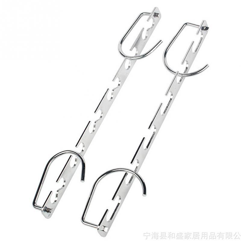 1/3pcs 37cm Multifunctional Space Saving Metal Hangers with Magic Hook 6 Hole Clothing Wardrobe Organize Hanger Holder