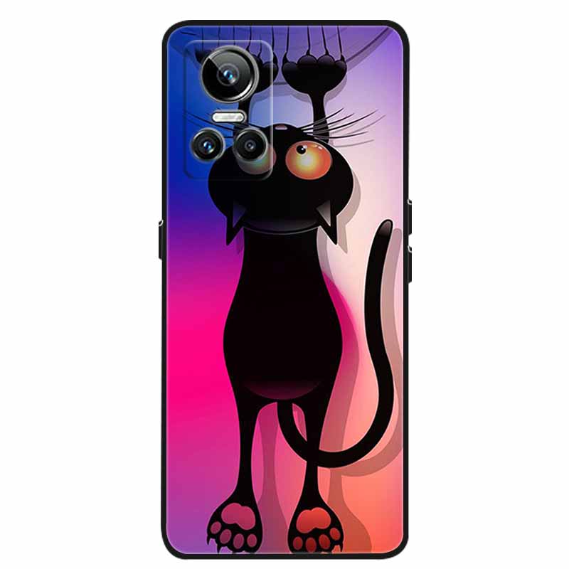 For Realme GT Neo3 5G Case Silicone Soft Wolf Lion Funda Coque for Realme GT Neo 3 Protective Bag GT Neo3 150W Phone Covers Capa