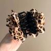 1Pcs Fashion Leopard Print Double-sided Flower Hair Claw For Women Hairpin Ladies Hairgrips Vacation Shark clip