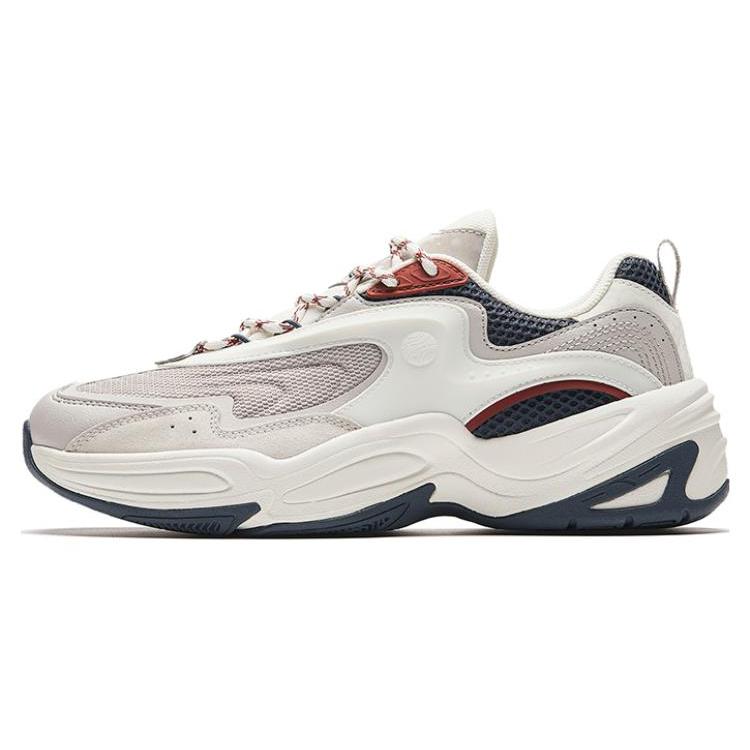 

New Anta Through Wear Resistant Low Top Casual Shoes Women s Gray White 122348850-1 36