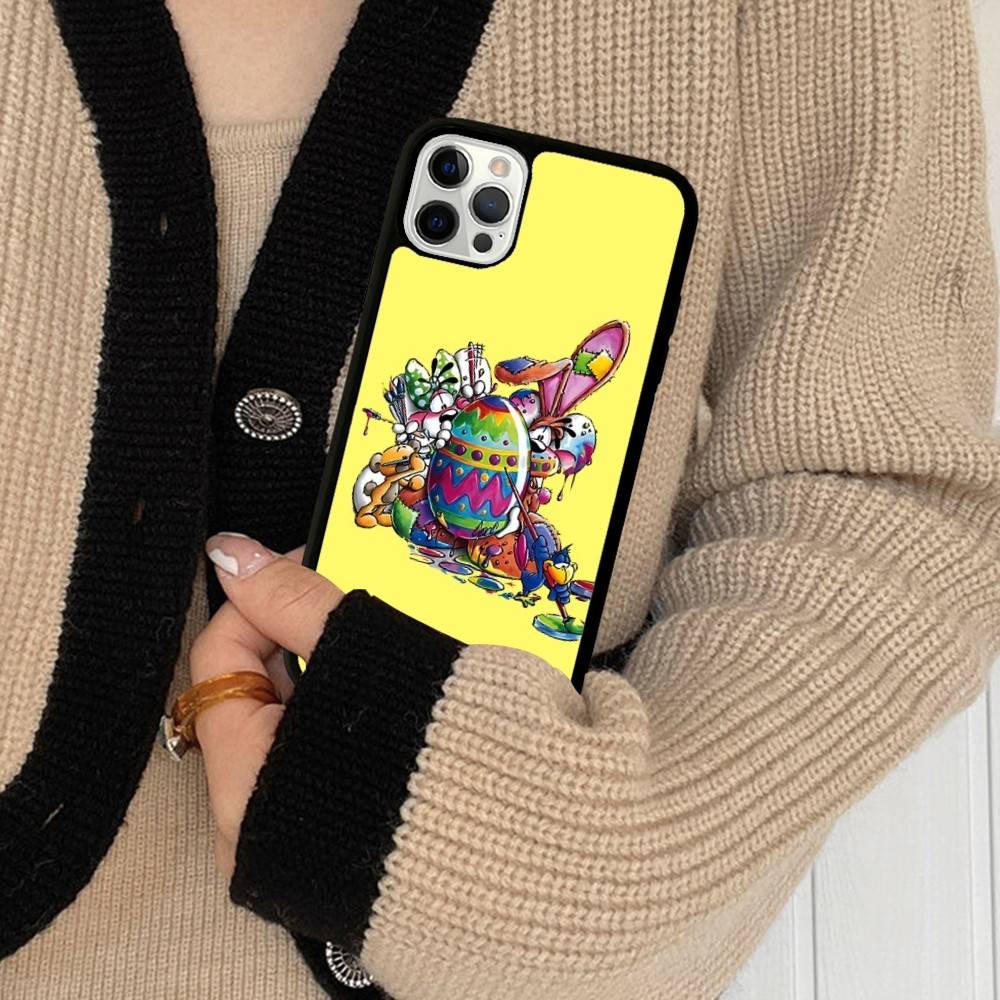 Kreslený kryt na telefon D-Diddl pro iPhone 17 16 15 14 13 Plus 12 11 Pro Max PC+TPU Zadní kryt