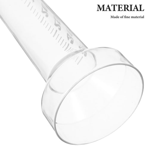 HANABASS Rain Gauge, Rain Gauge Tube, Measurement Test Tube, Easy to Read, 35mm, for Outdoor Garden Use