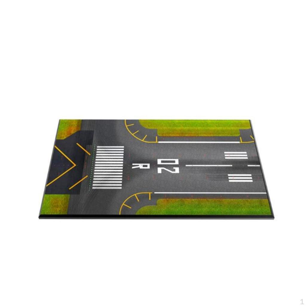 Airport Landing Strip Diorama 1:400 Scale Base Wooden